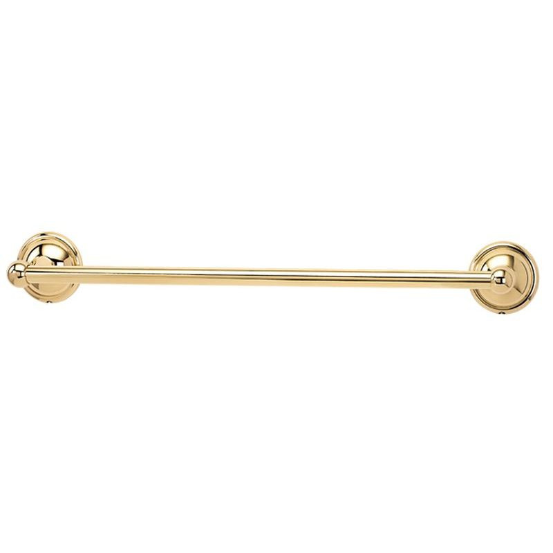 Alno Yale A9220-18-PB Towel Bar Traditional in Polished Brass