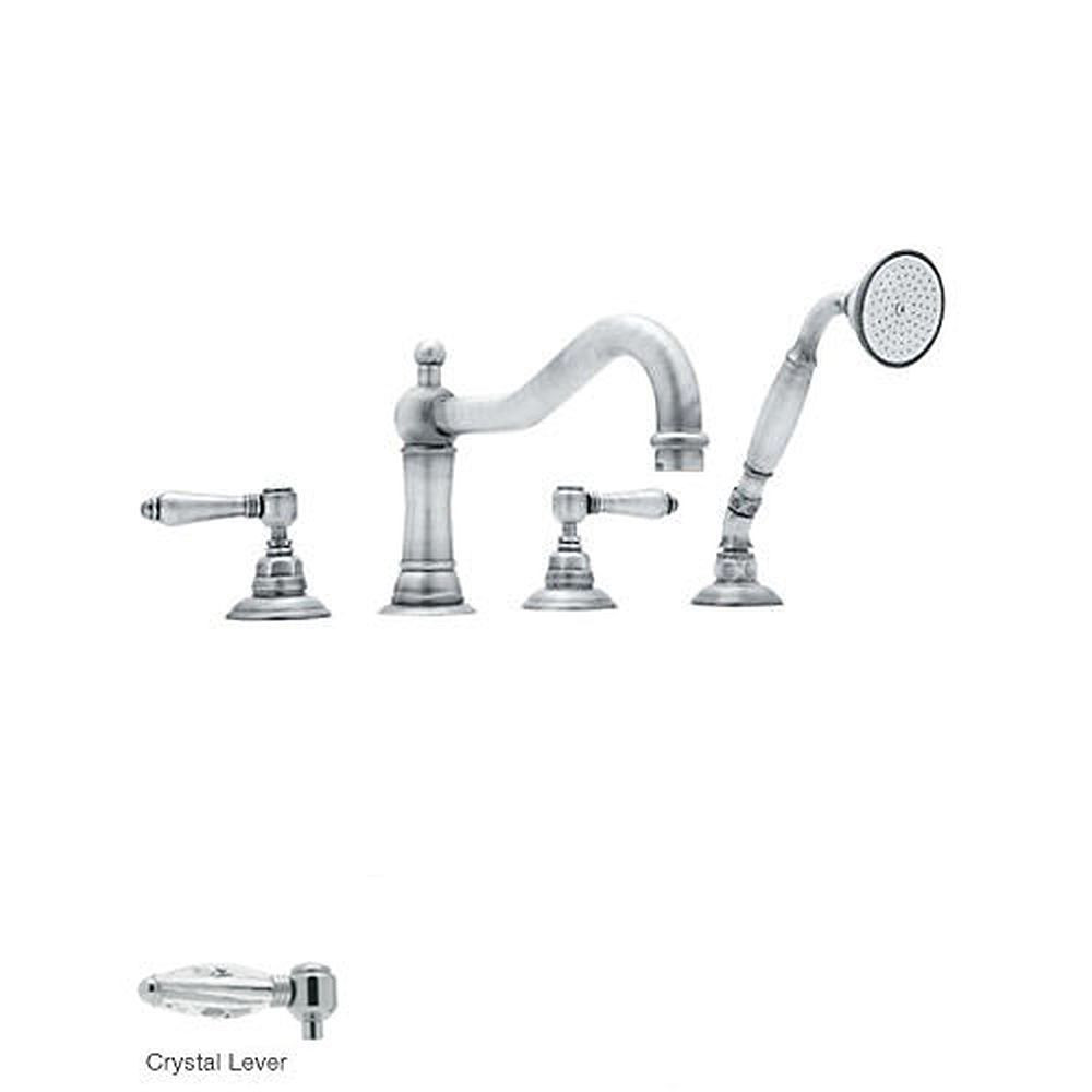 Roman Tub Filler Faucet in Polished Chrome