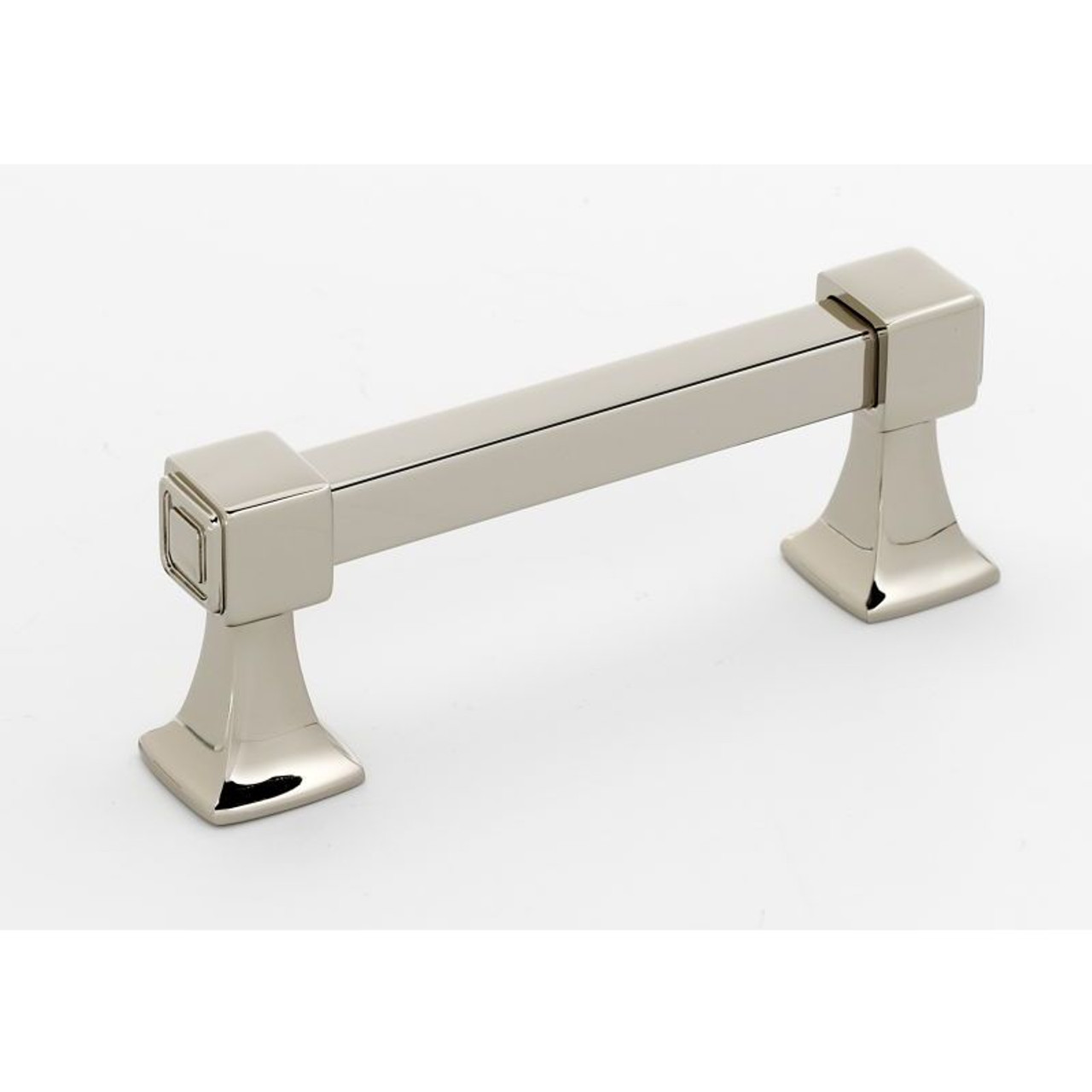 Alno Cube A985-3-PN Modern Pull in Polished Nickel