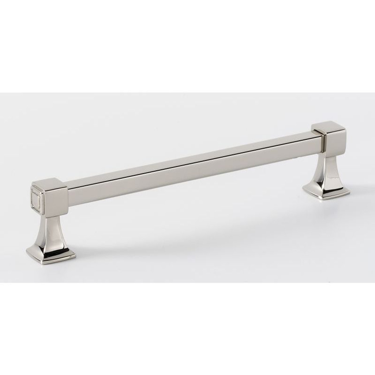 Alno Cube A985-6-PN Modern Pull in Polished Nickel
