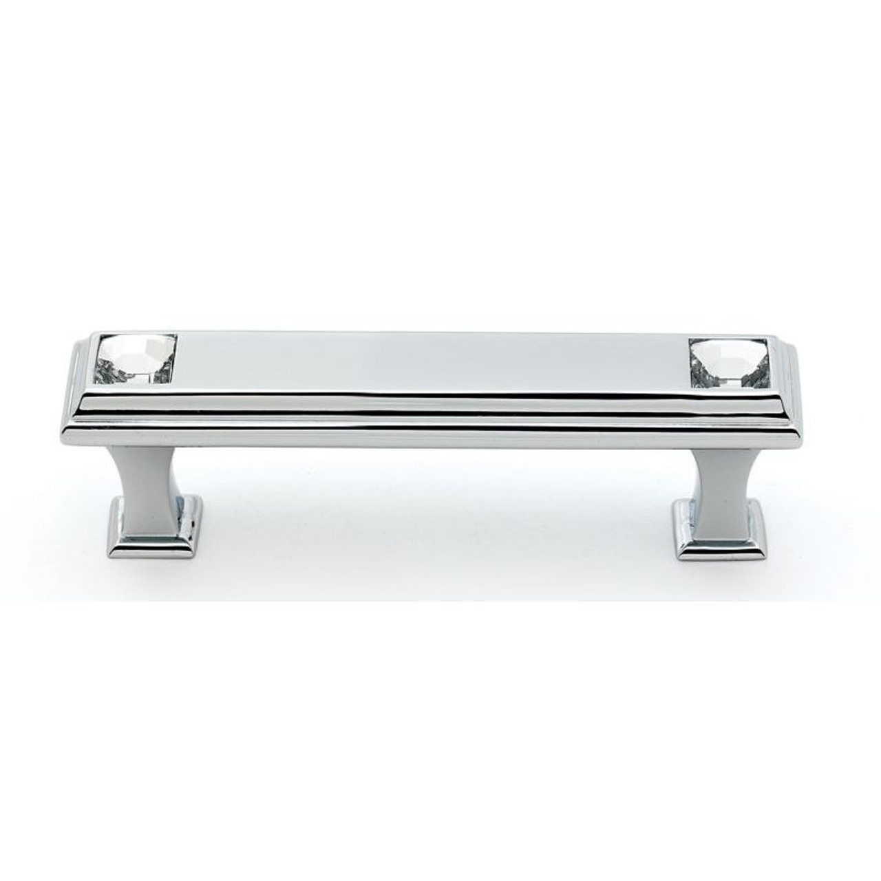 Alno Crystal C213-3-PC Pull Traditional in Polished Chrome
