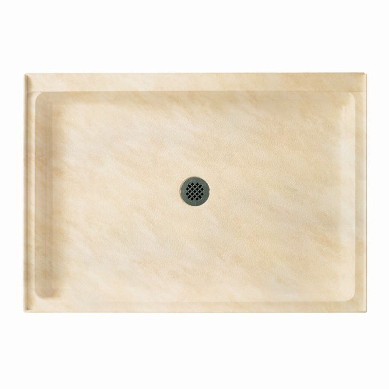 48.375-in W x 34.188-in D x 5.5-in H Solid Surface Shower Base in Golden Steppe