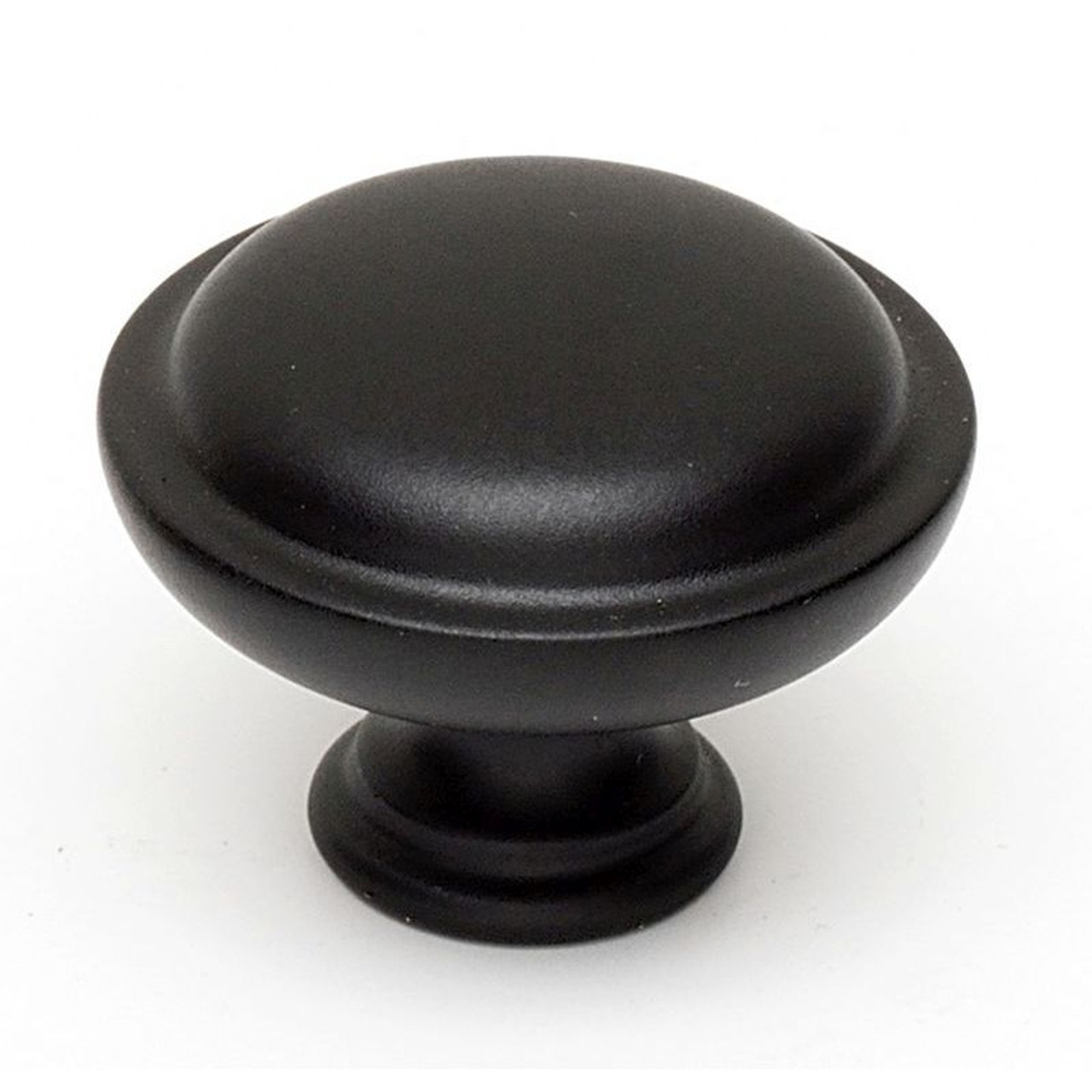 A1145-MB Knob Traditional 1-1/4-in in Matte Black A1145-MB Knob Traditional 1-1/4-in in Matte Black