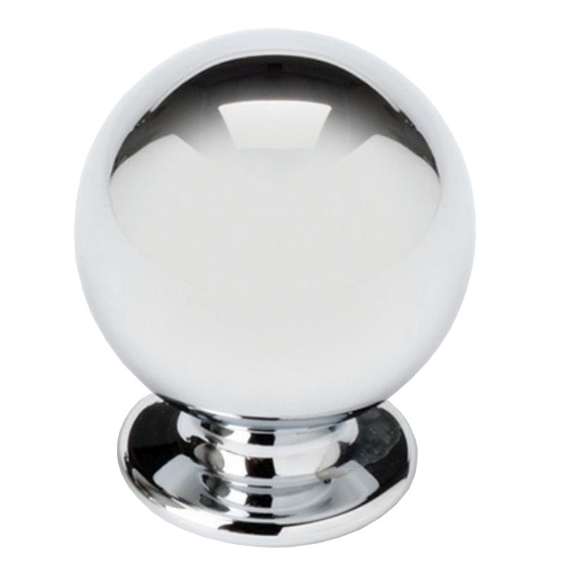 Knob Transitional 5/8-in in Polished Chrome