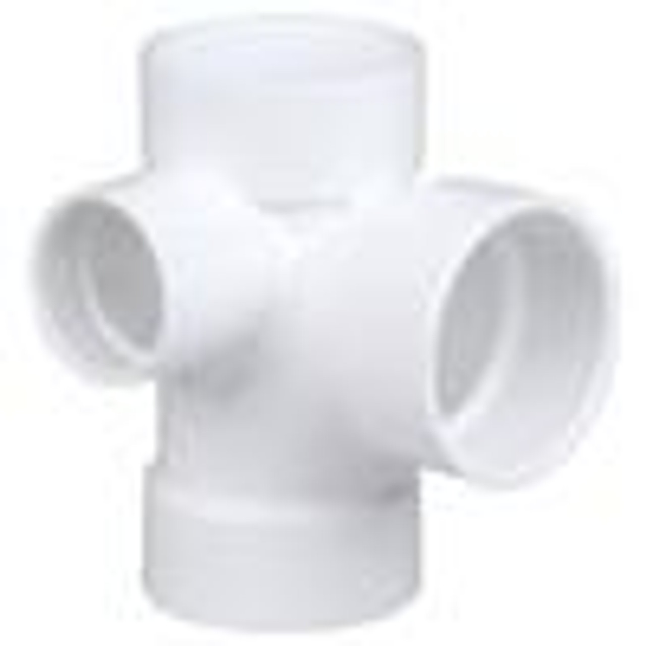 Nibco K495400-B10 Tee 3X1-1/2" PVC DWV Sanitary HXHXHXH with 90"  - Box of 10