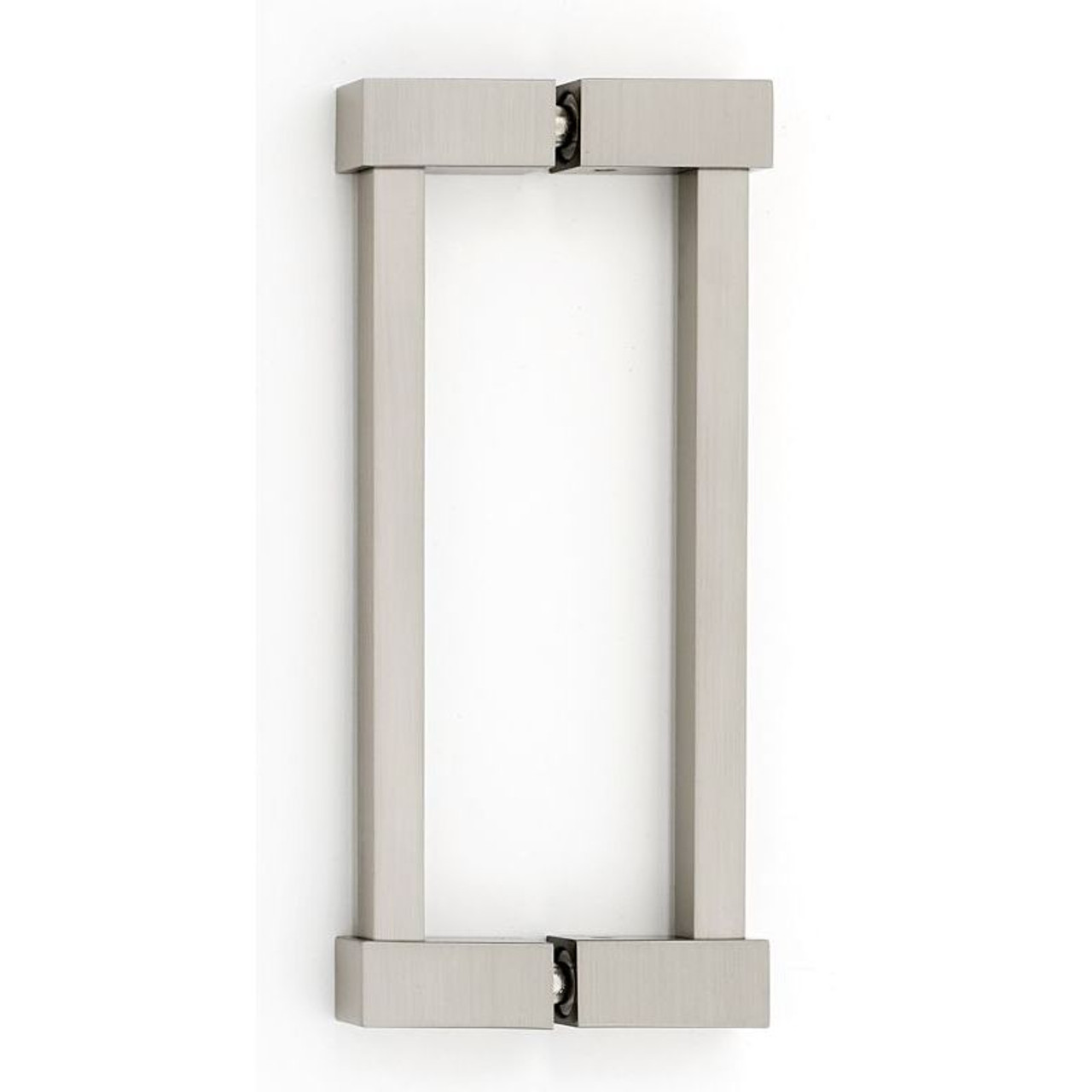 Alno Contemporary II G718-6-SN Back-to-Back Pull Modern in Satin Nickel