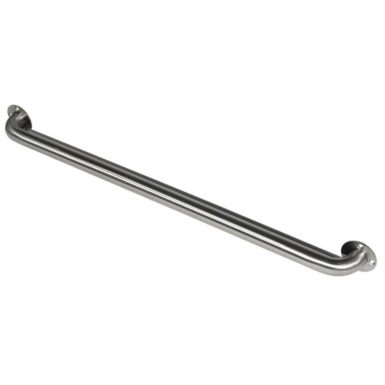 36-in L Stainless Steel Front Mounted Grab Bar, Satin 36-in L Stainless Steel Front Mounted Grab Bar, Satin
