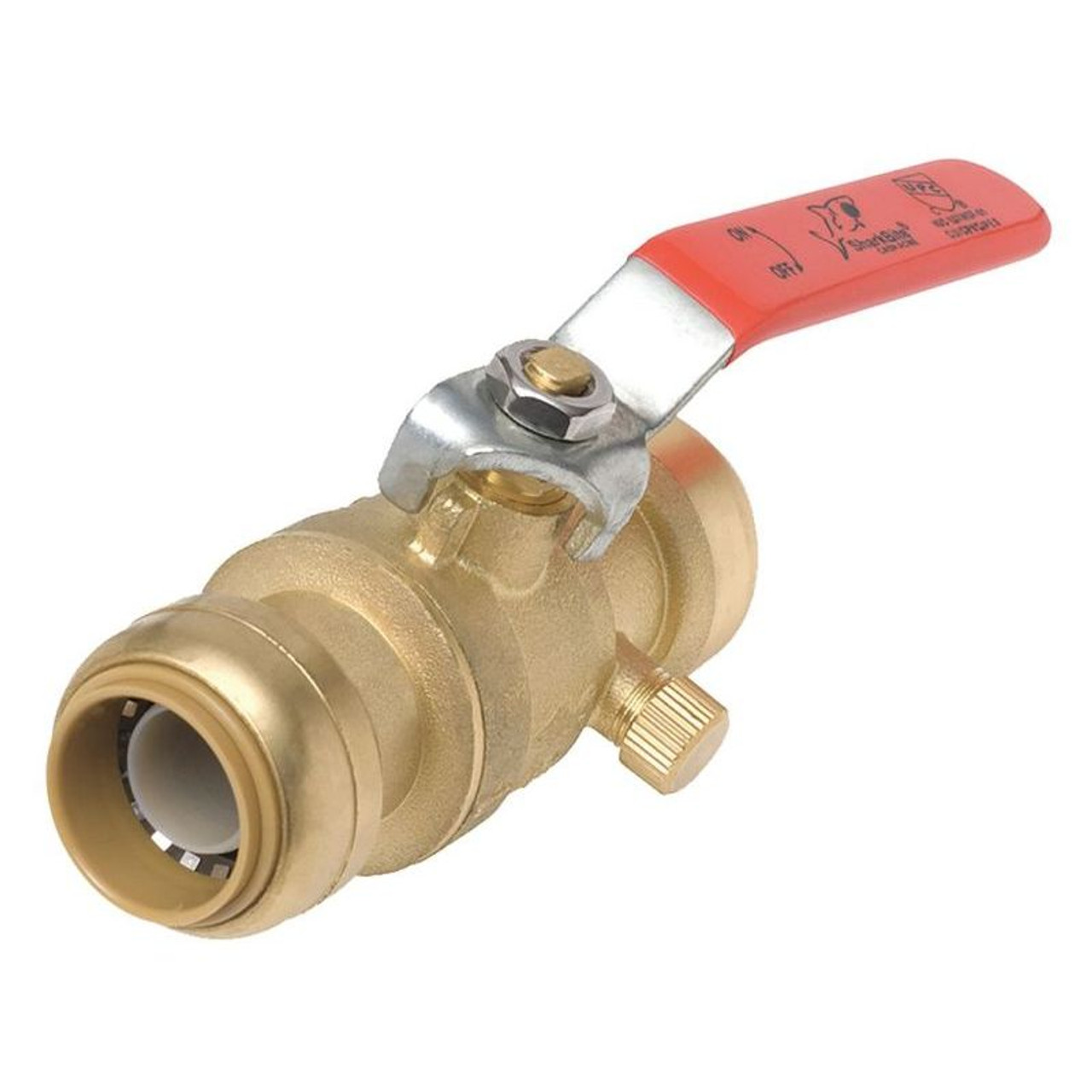 Ball Valve, Inline, Push-Fit, 3/4-in, 200 psi Ball Valve, Inline, Push-Fit, 3/4-in, 200 psi