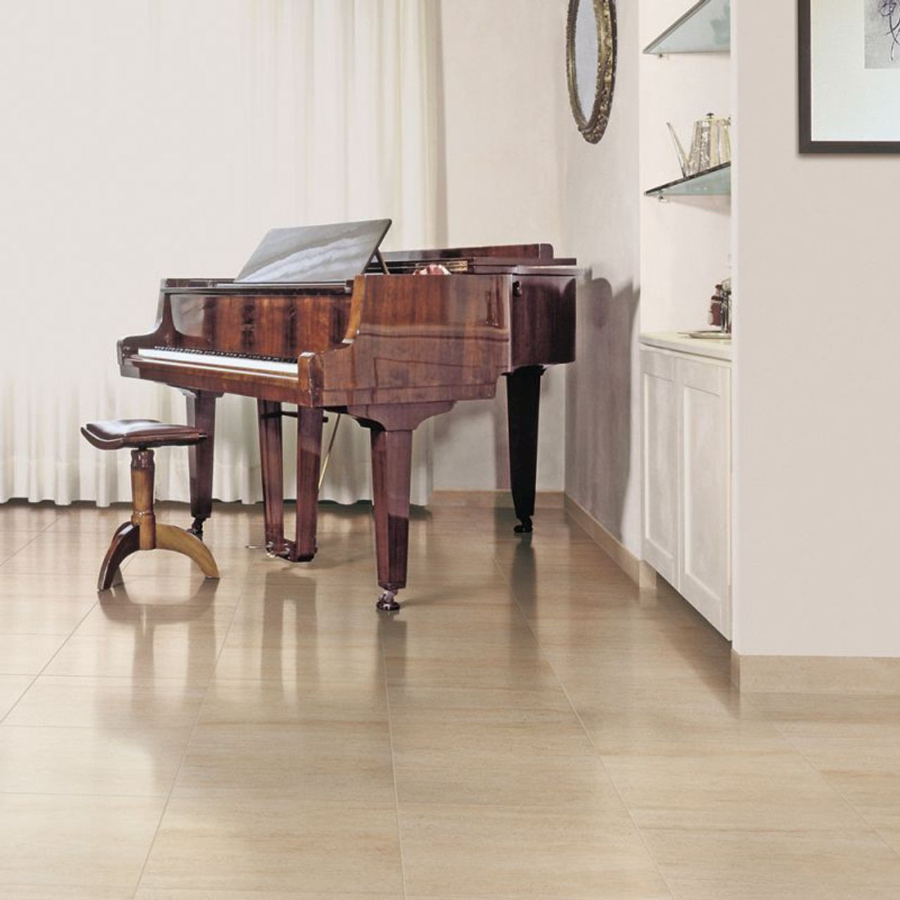 Matte Floor and Wall Tile 18X36 Cream (Box of 3) Matte Floor and Wall Tile 18X36 Cream (Box of 3)