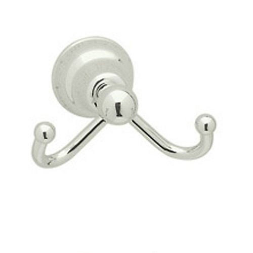 Rohl CIS7DPN Double Hook Robe Hook in Polished Nickel