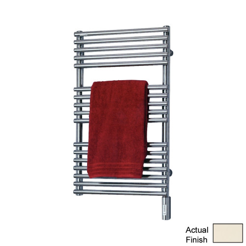 Electric Towel Radiator Plug-In 46-in H x 20-in W Cream White
