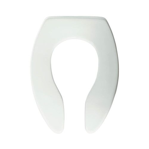 Church Commercial 9500SSCT 000 Plastic Elongated Toilet Seat in White