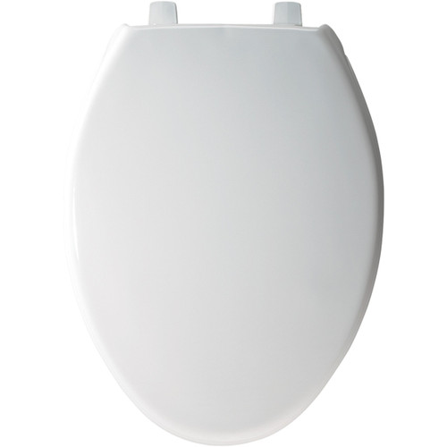 Bemis Hospitality 7800TDG 000 Plastic Elongated Toilet Seat in White