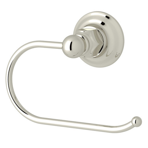 Rohl ROT8PN Wall Mount Toilet Paper Holder, Polished Nickel