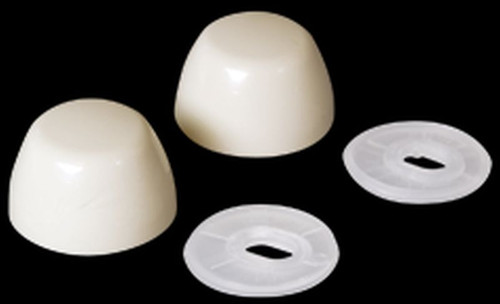 Toilet Bolt Caps (2 Caps) in Bone