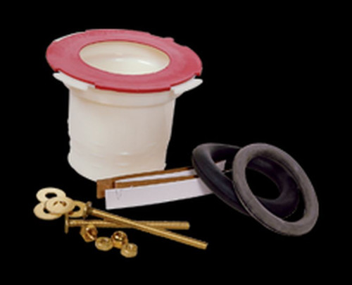 4-in Toilet Wax-Free Ring Kit