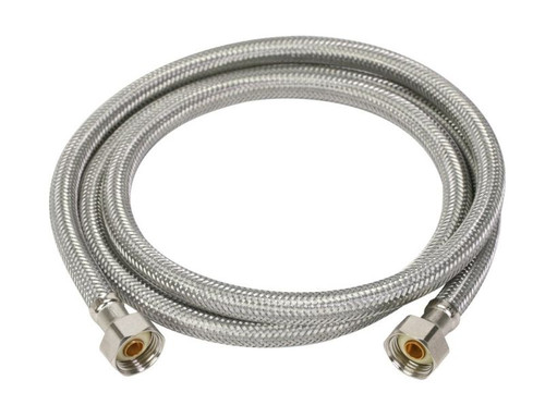 Braided Stainless Steel 4-ft Faucet Connector