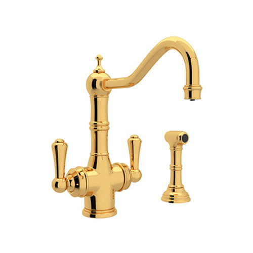 Filtering Kitchen Faucet in English Gold