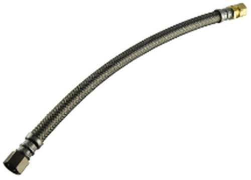 Braided Stainless Steel 20-in Faucet Connector with 3/8-in Female Compression x 3/8-in Female Compression