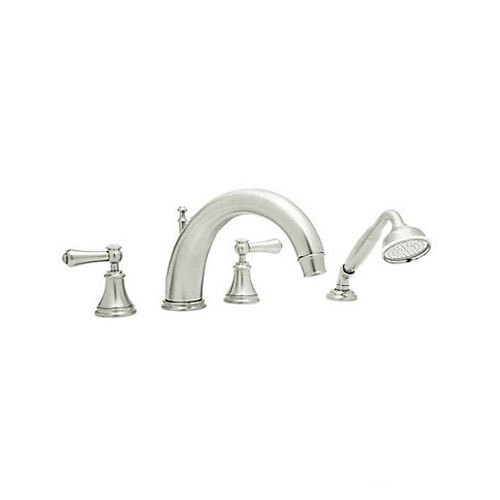 Rohl U.3648LSP-PN Deck Mount Tub Filler Faucet in Polished Nickel