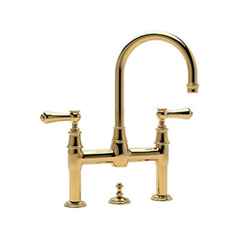 Bridge Bathroom Faucet in English Gold