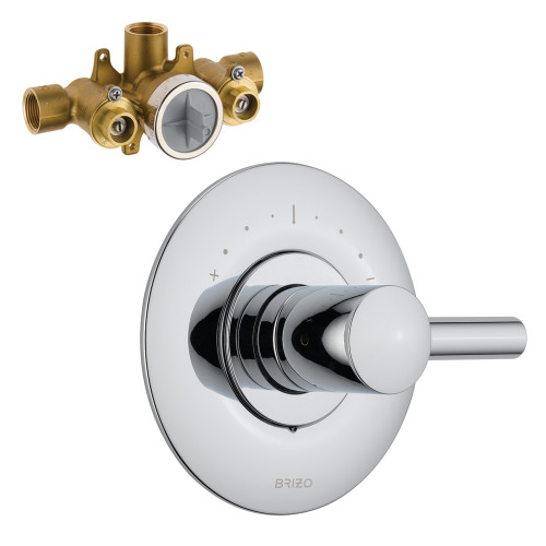 Brizo KS66T075-R-PC Shower Trim Kit in Polished Chrome