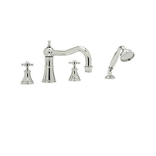 Georgian Era Roman Tub Faucet in Polished Nickel