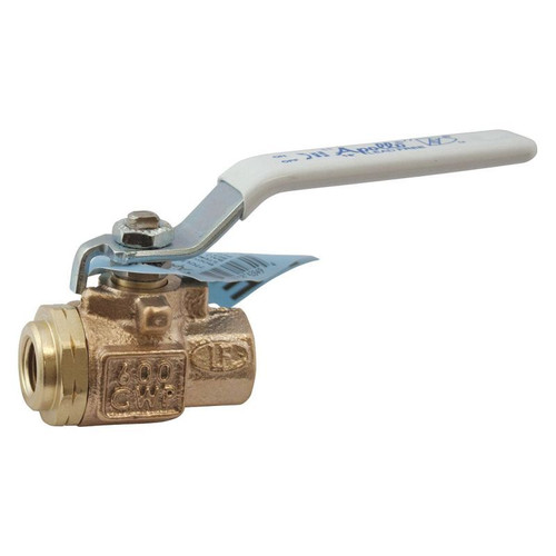 LF Bronze Ball Valve, Inline, 2-in