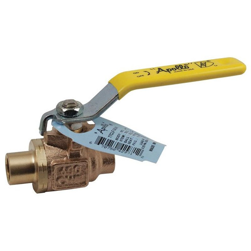 LF Bronze Ball Valve, Solder, 3/8-in Pipe