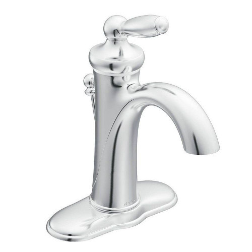Moen 66600 Single Handle Single Hole Bathroom Faucet in Chrome