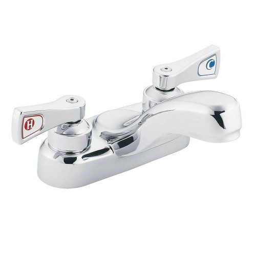 Moen 8215F03 Double Handle Centerset Bathroom Faucet in Chrome