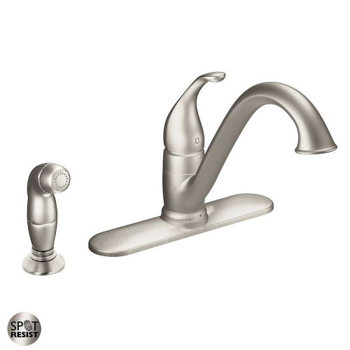 Single Handle Kitchen Faucet in Spot Resist Stainless