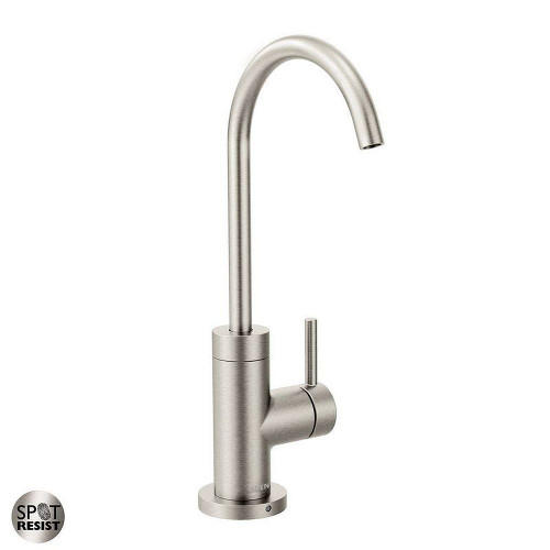 One-Handle Cold Water Only Beverage Faucet in Spot Resist Stainless