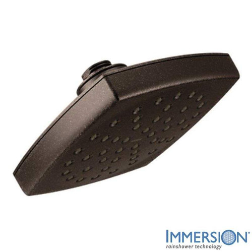 6in Single Function Shower Head in Oil Rubbed Bronze