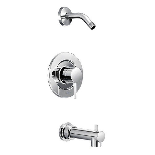 Moen T2193NH Bath and Shower Faucet with Posi-Temp Pressure Balanced Trim in Chrome