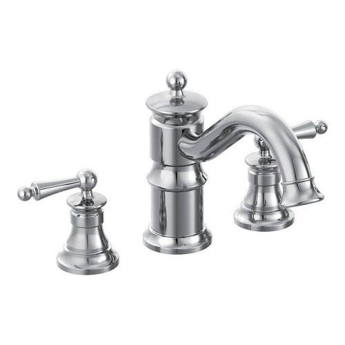 Moen TS214 Deck Mounted Tub Filler in Chrome