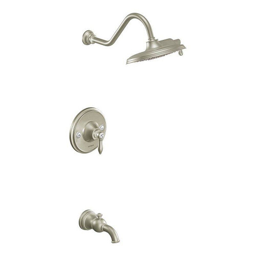 Moen TS32104BN Bath and Shower Faucet with Posi-Temp Pressure Balanced Trim in Brushed Nickel