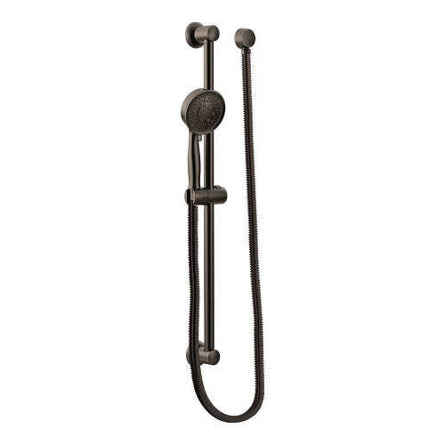 Moen 3667EPORB Multi-Function Hand Shower Package with Hose and Slide Bar in Oil Rubbed Bronze