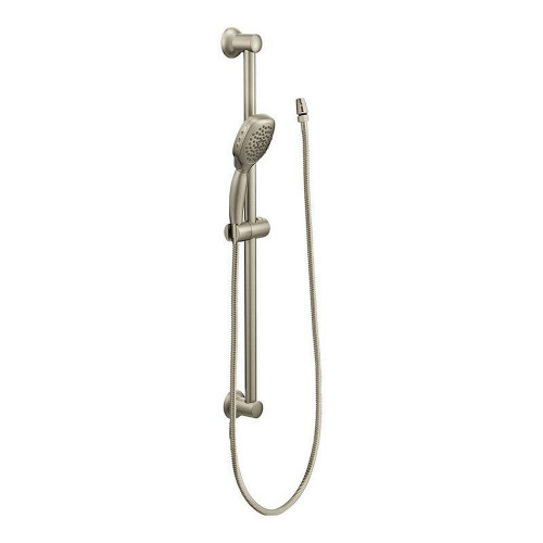 Moen S3870EPBN Multi-Function Hand Shower Package with Hose and Slide Bar in Brushed Nickel