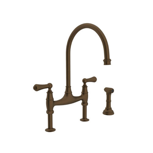 Rohl U.4719L-EB-2 Bridge Kitchen Faucet in English Bronze