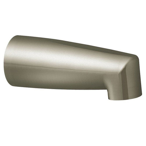 7in Tub Spout with 1/2in Slip Connection (Less Diverter) in Brushed Nickel