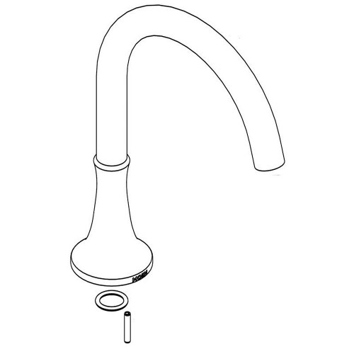 Moen 128883BN Roman Tub Spout Kit in Brushed Nickel