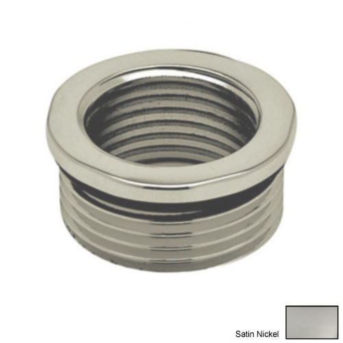3/4in Male X 1/2in Female Adaptor in Satin Nickel