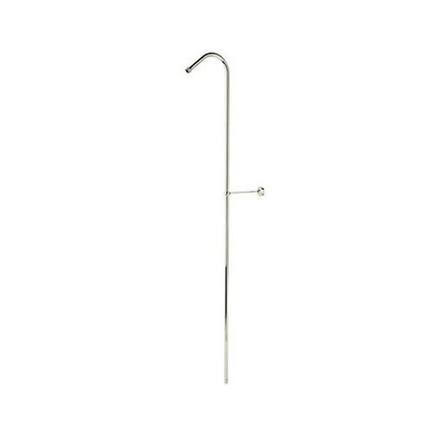 63in Rigid Hook Shower Riser in Polished Nickel
