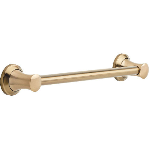 Transitional Decorative ADA Grab Bar - 18in in Champagne Bronze