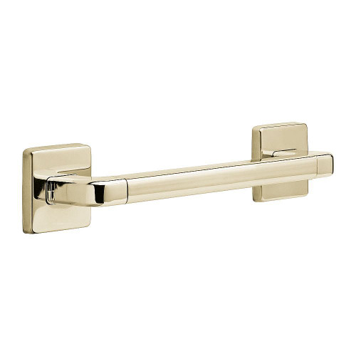 Angular Modern Deocorative ADA Grab Bar - 12in in Brilliance Polished Nickel