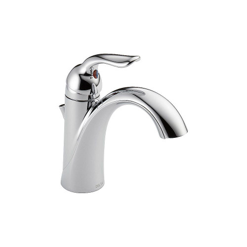 Delta 538-MPU-DST Single Handle Lavatory Faucet - Metal Pop-Up in Polished Chrome