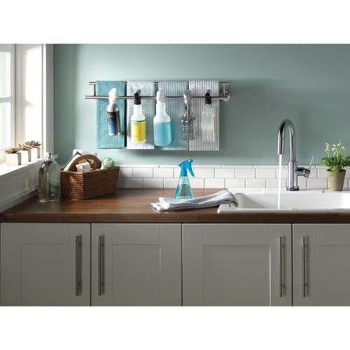 Delta 75925-SS Trinsic 24in Double Towel Bar in Brilliance Stainless