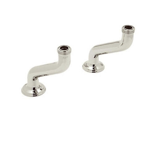 Extended Deck Pillar Unions in Polished Nickel