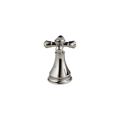 Two Cross Bath Roman Tub Handle Kit in Brilliance Polished Nickel
